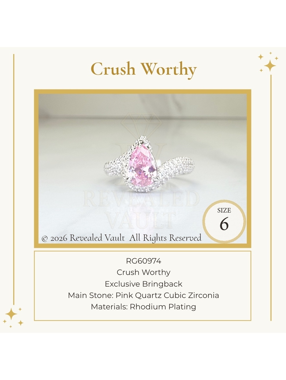 Crush Worthy - Size 6 - OG